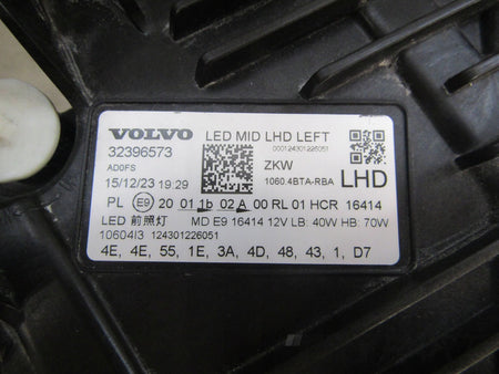 HEADLIGHT VOLVO XC60 II FULL LED MID LEFT LH 17-24 32396573