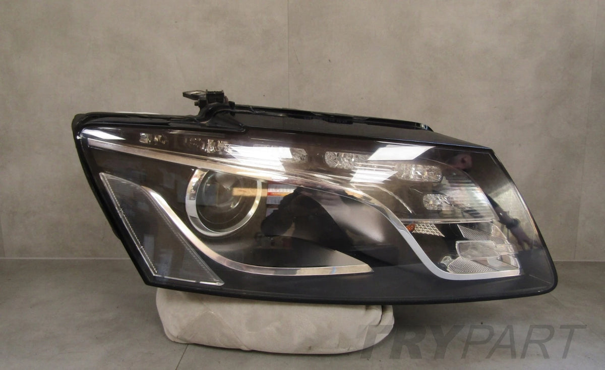 AUDI Q5 8R0 HEADLIGHT XENON +LED NOT SWIVELING RIGHT RH 08-12