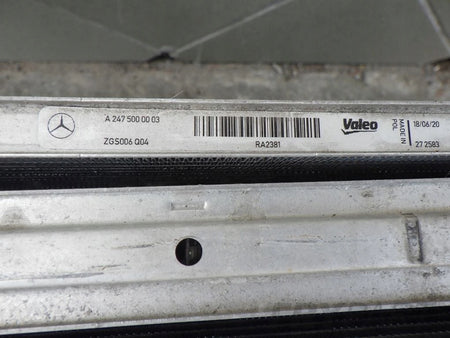 MERCEDES A W 177 CLA W 118 GLB X 247 B W 247 GLA H 247 EQA Radiator Set