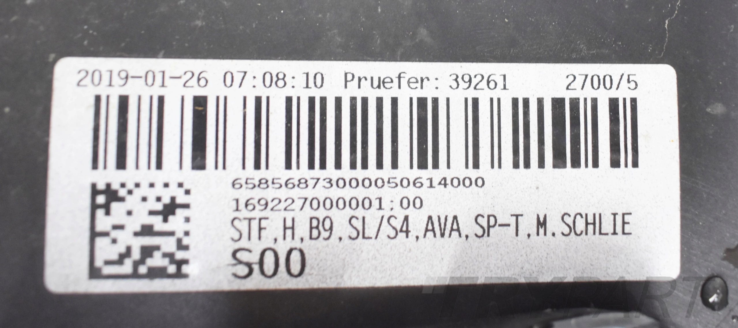AUDI A4 B9 8W S LINE REAR BUMPER ORG COMBI