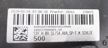 AUDI A4 B9 8W S LINE REAR BUMPER ORG COMBI