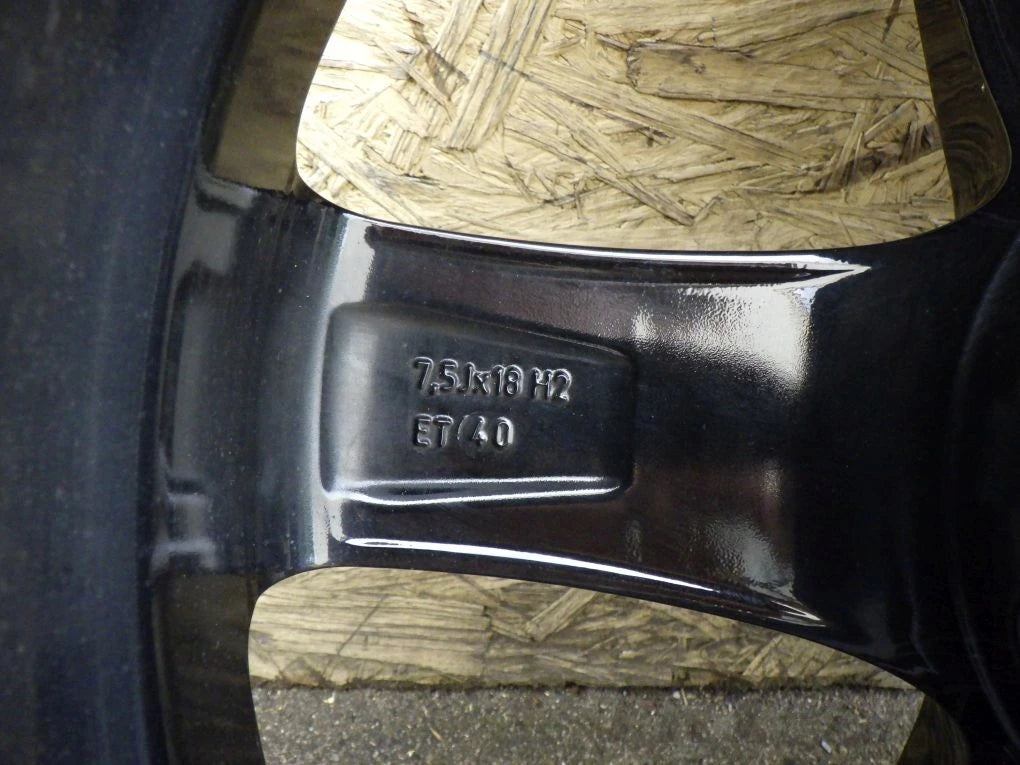 Alutec Freeze black 7.5J x18 5x112 ET40 aluminum rim