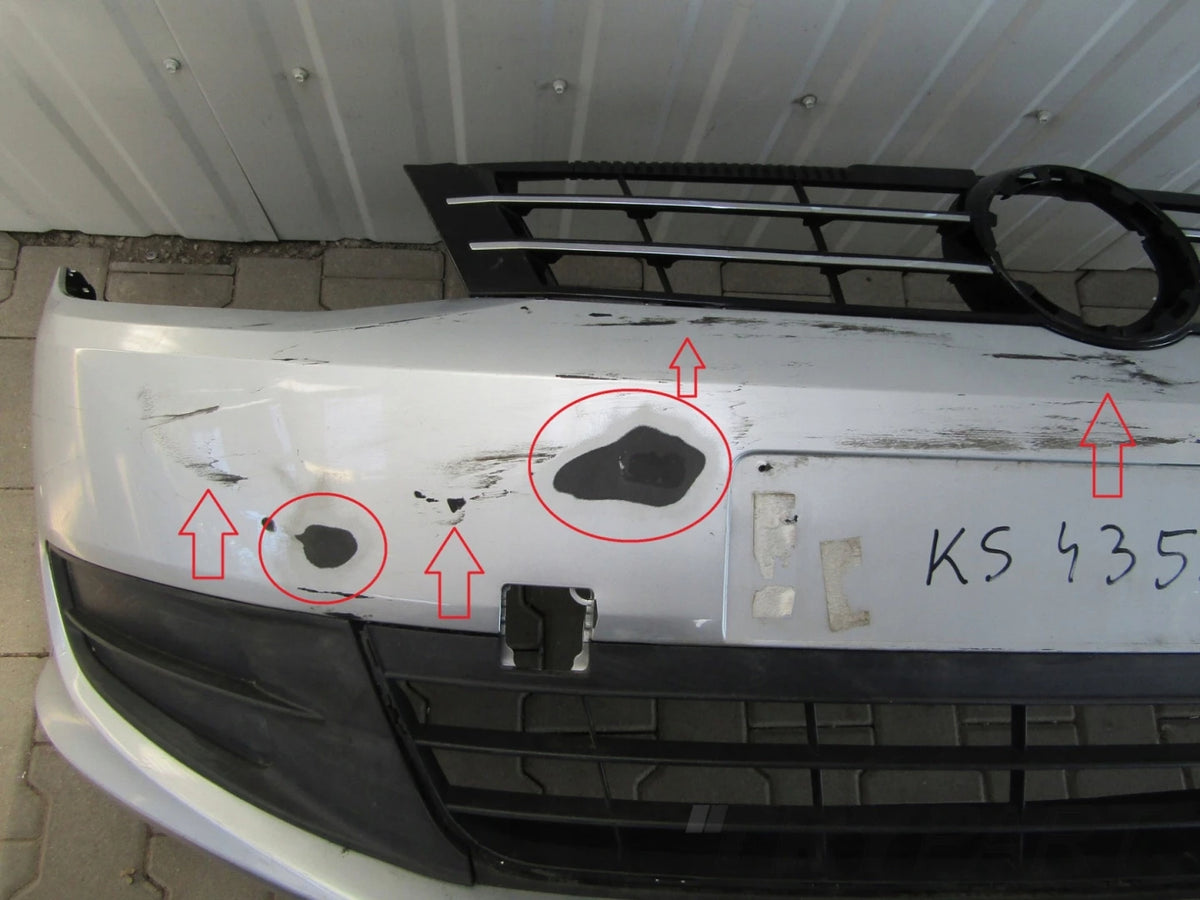 Front Bumper VW Sharan 2 II 7N0 10-