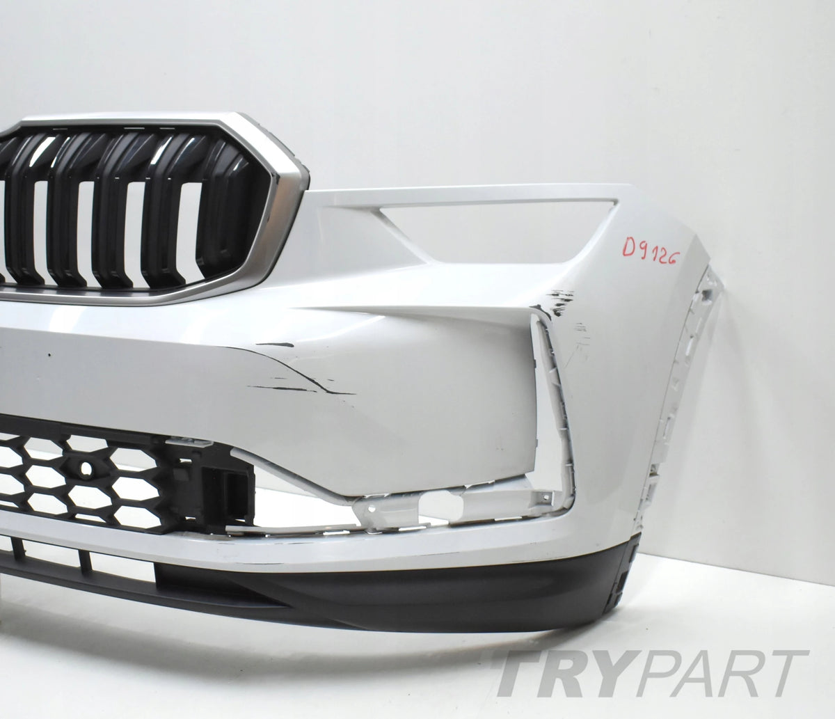 SKODA KODIAQ II 57H Original Front Bumper + Grill