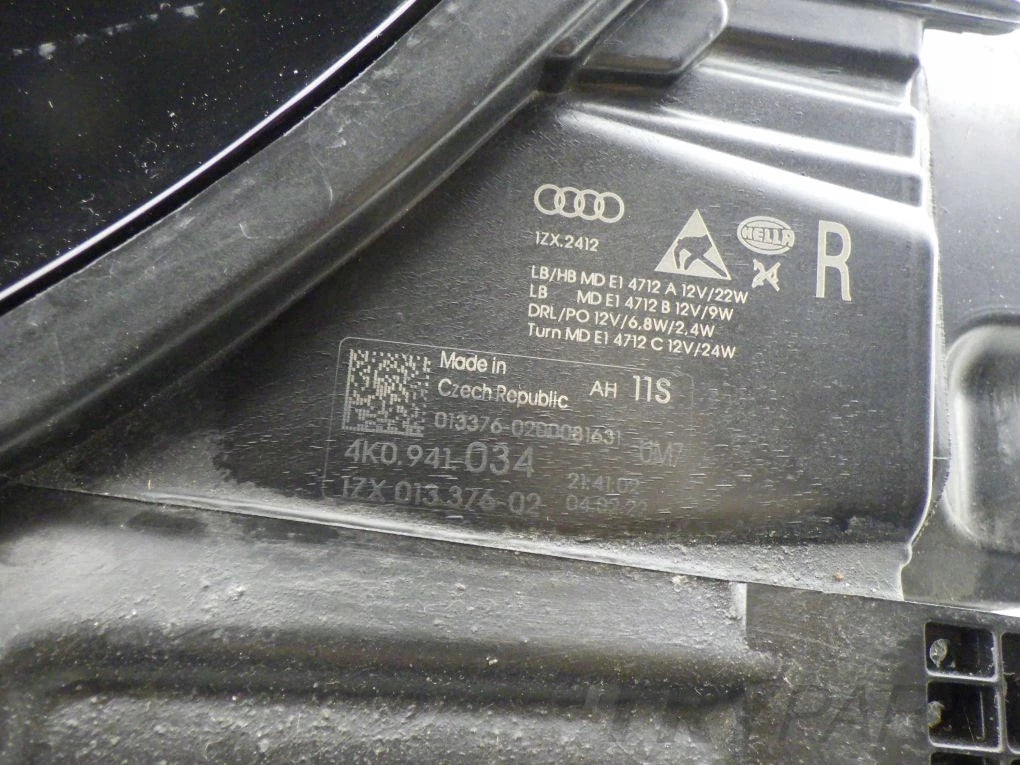 AUDI A6 C8 4K 4K0 FULL LED 18- Right Headlight