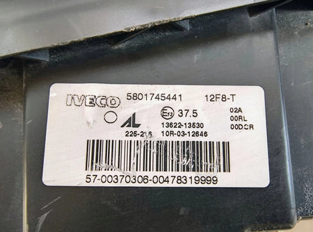 IVECO STRALIS LEFT HAND HEADLIGHT XENON 13-16 5801745441