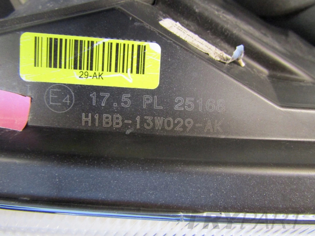 HEADLIGHT FORD FIESTA MK8 VIII STANDARD RIGHT PASSENGER SIDE 17-21 H1BB13W029-AK