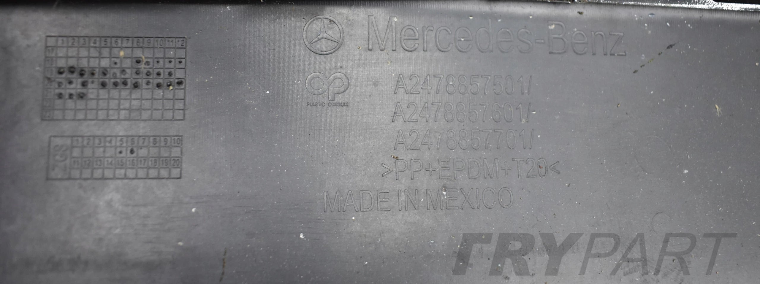 MERCEDES GLB W247 X247 REAR BUMPER ORIGINAL + BOTTOM