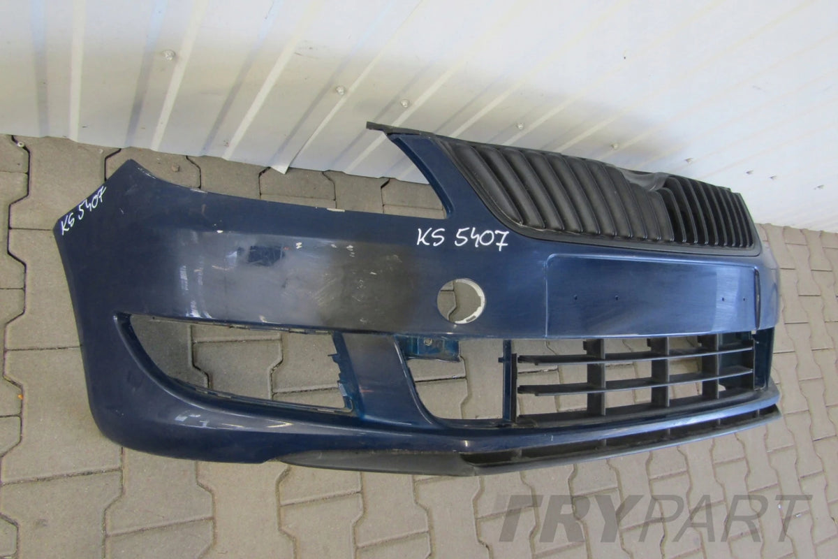 Front bumper Skoda Fabia 2 II 5J0 Lift 10-14