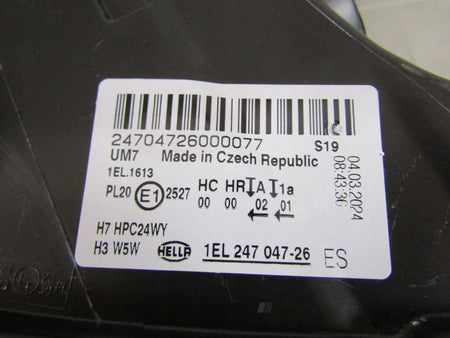 Headlight Skoda Superb 2 II 3T1 STANDARD LENS 08-13 RH RIGHT