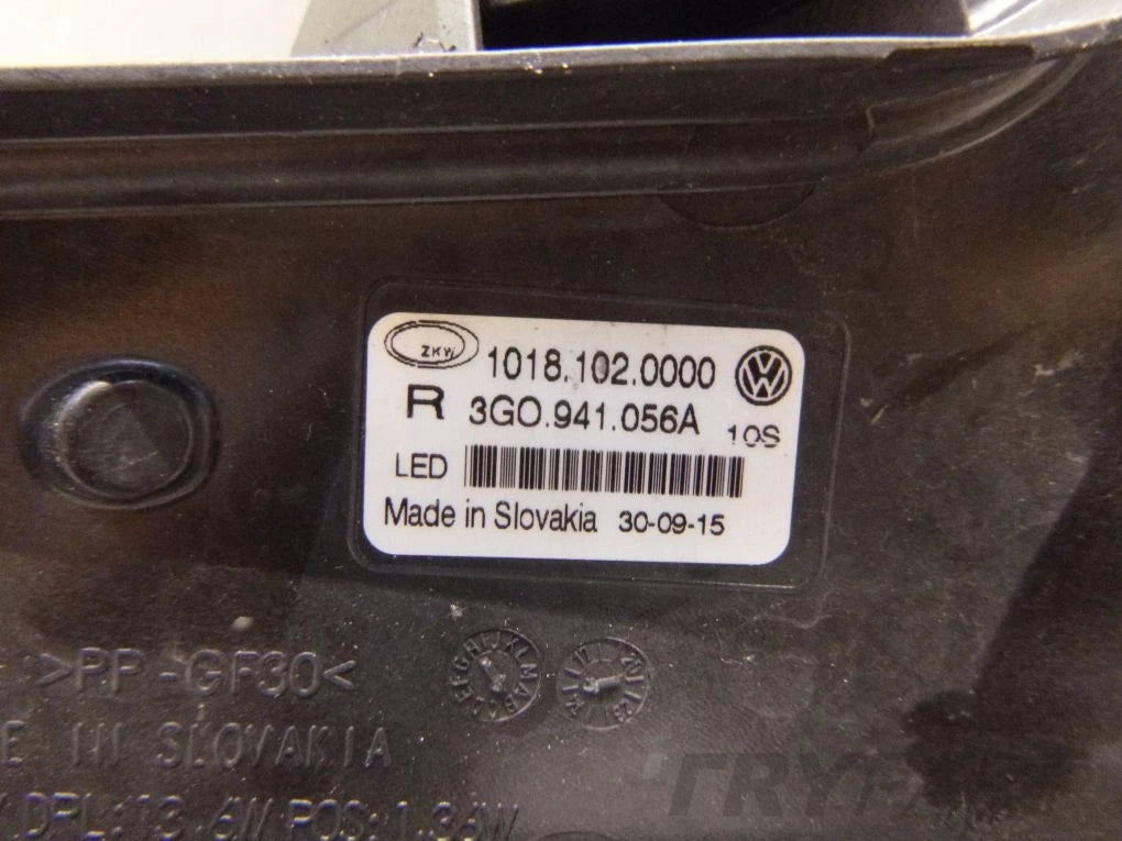 VW Passat B8 GTE DRL LED Left Halogen