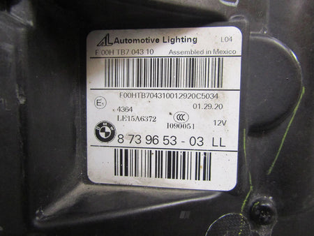 BMW X3 G01 X4 G02 FRONT LAMP FULL LED ADAPTIVE 17-21 LH LEFT 8739653