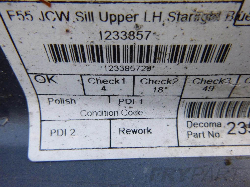 MINI COOPER F55 JCW WORKS Left Side Sill Trim