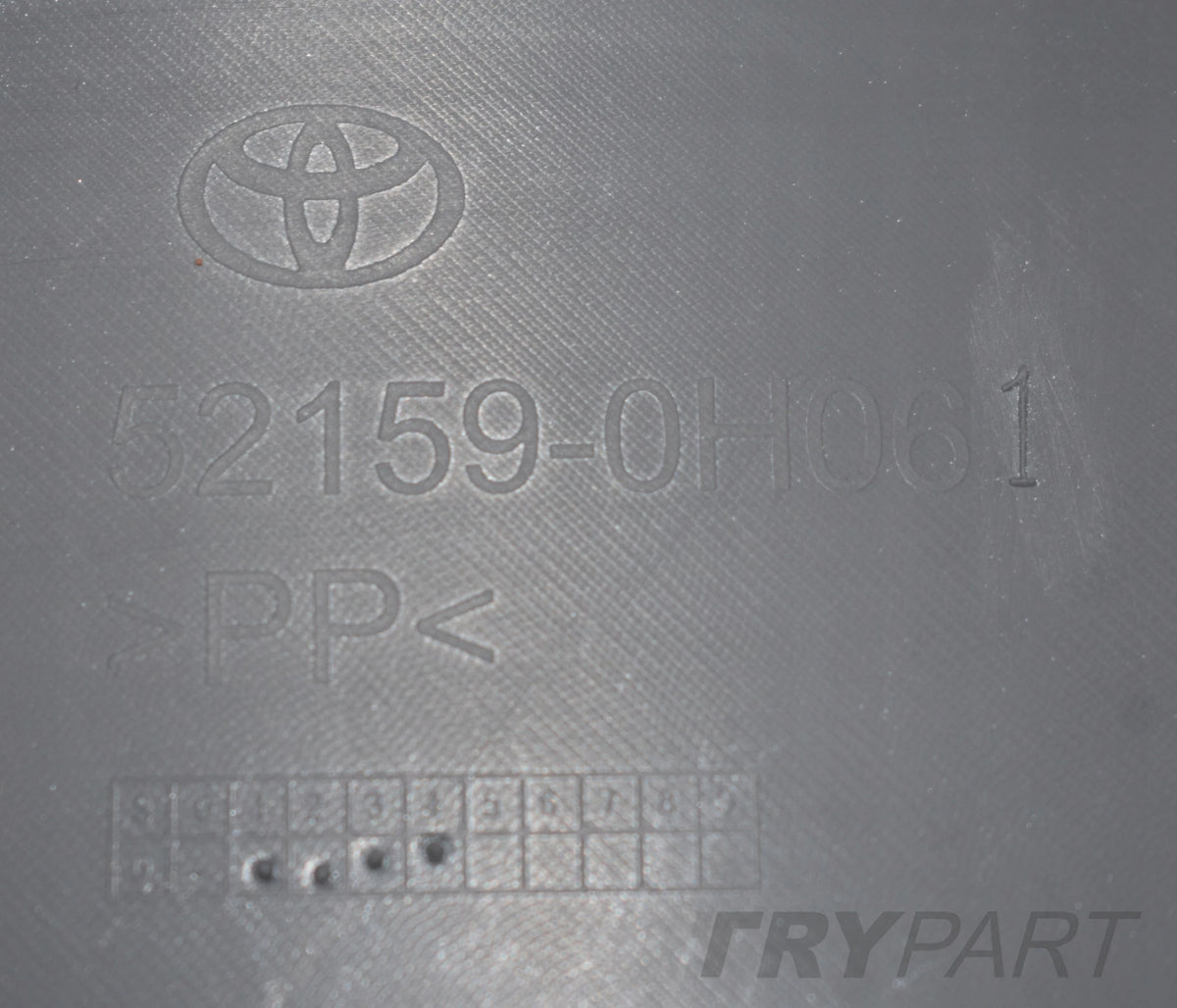 TOYOTA AYGO II REAR BUMPER EXCELLENT CONDITION ORG