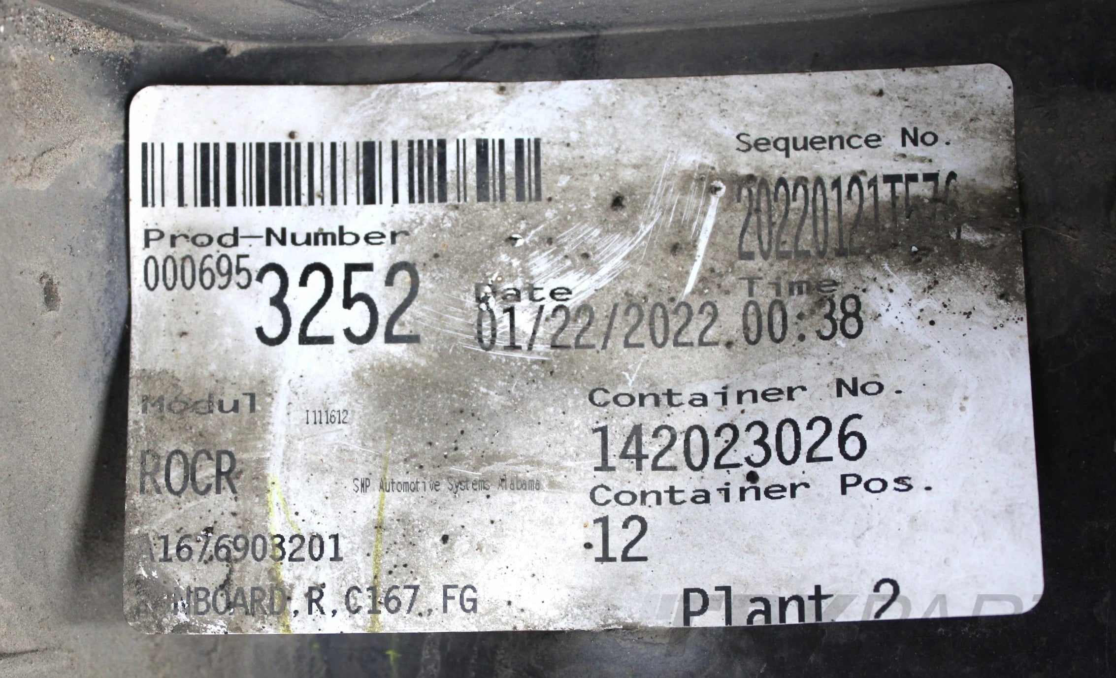 MERCEDES GLE COUPE AMG W167 C167 RIGHT SILL STRIP STEP BAR ORG