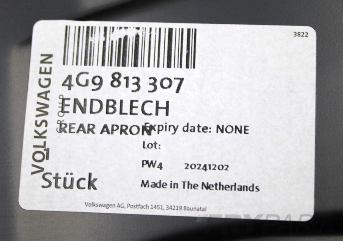 AUDI A6 C7 4G9 REAR PANEL REAR WALL ORG ESTATE NEW 4G9813307