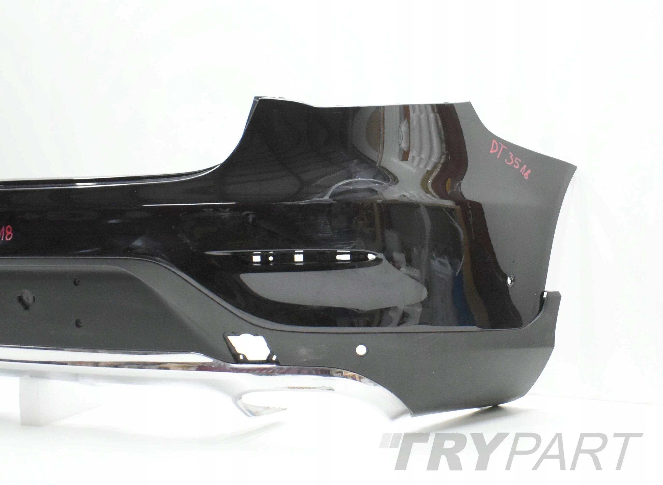 MERCEDES GLC W253 AMG COUPE LIFT REAR BUMPER + CHROME