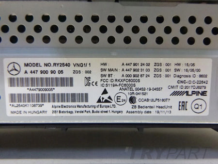MERCEDES 447 W447 VITO RADIO RECEIVER