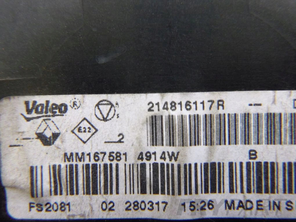 MEGANE IV SCENIC TALISMAN 1.6 TCE DCI SCE radiator