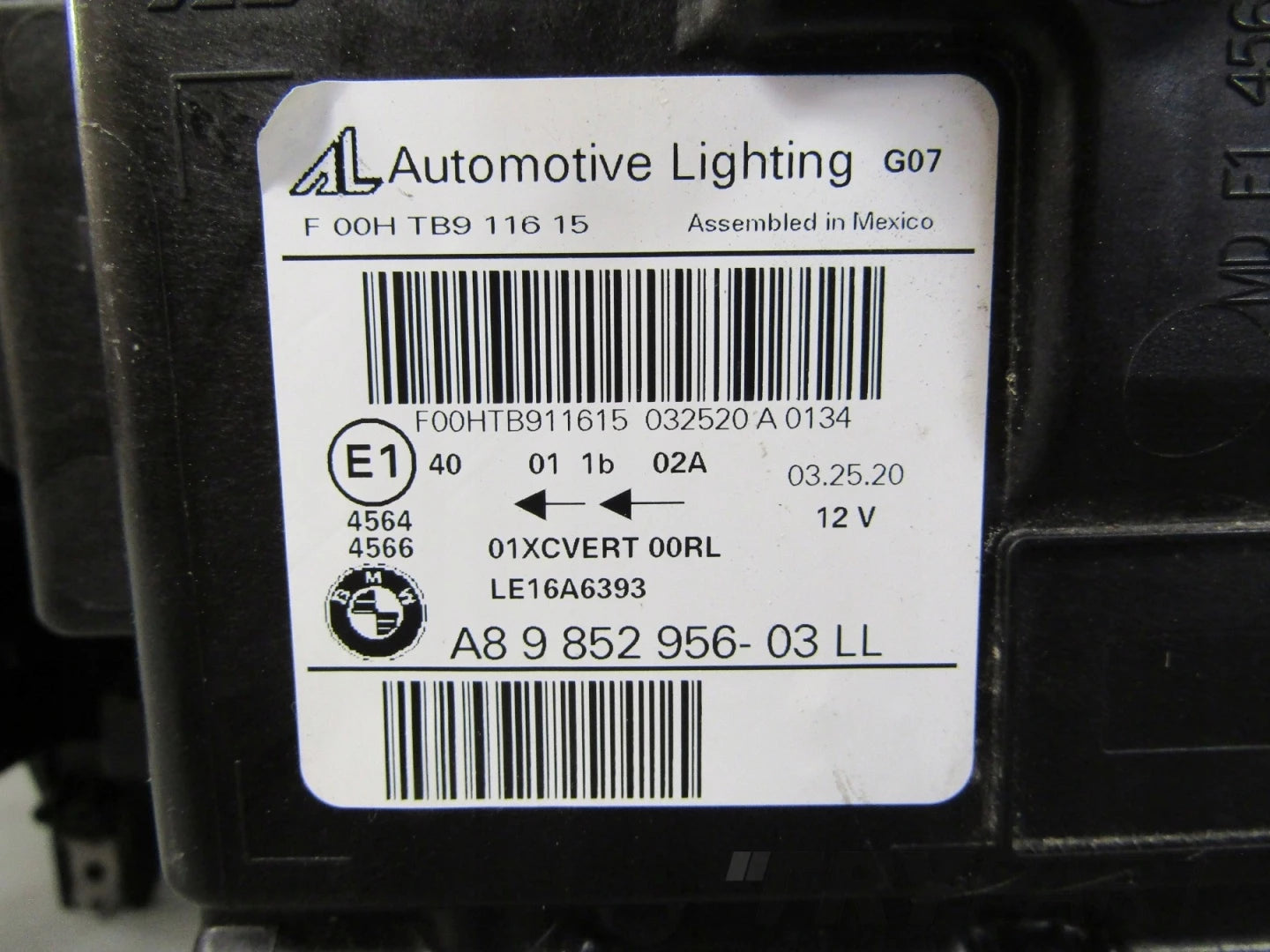 Front Lamp BMW X7 G07 LASER 18-22 RH A89852956