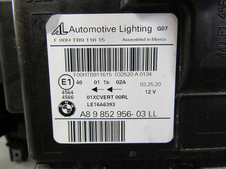 Front Lamp BMW X7 G07 LASER 18-22 RH A89852956