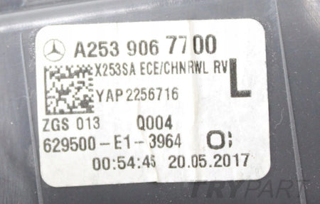 MERCEDES GLC W253 X253 LEFT REAR TAIL LIGHT IN TRUNK LID LED ORG EU A2539067700