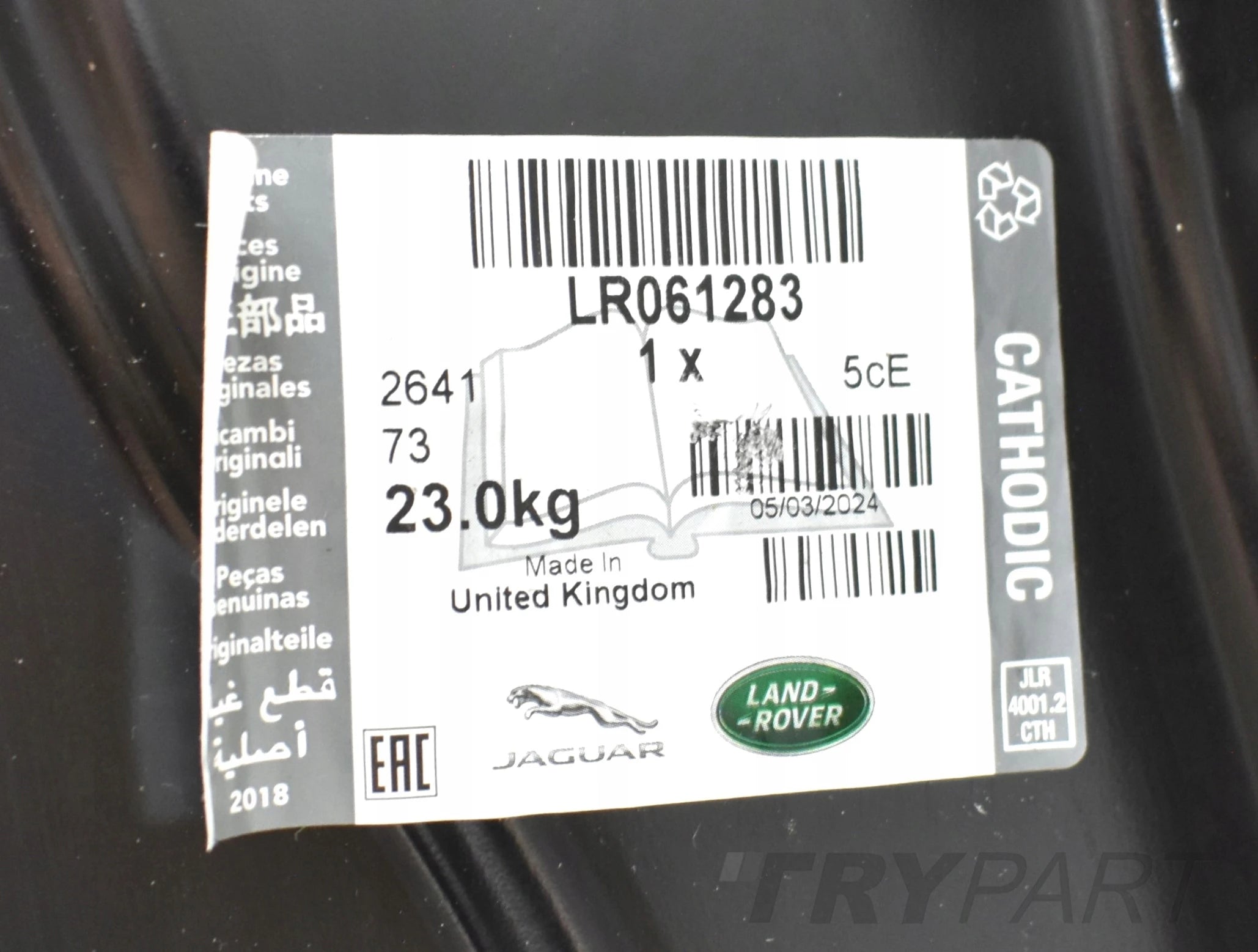 LAND ROVER DISCOVERY SPORT L550 FRONT LEFT DOOR ORG NEW