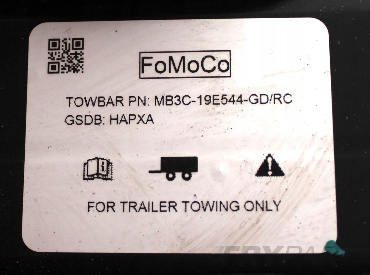 FORD RANGER VI TOW HITCH BALL MOUNT REAR ORG MB3C-19E544