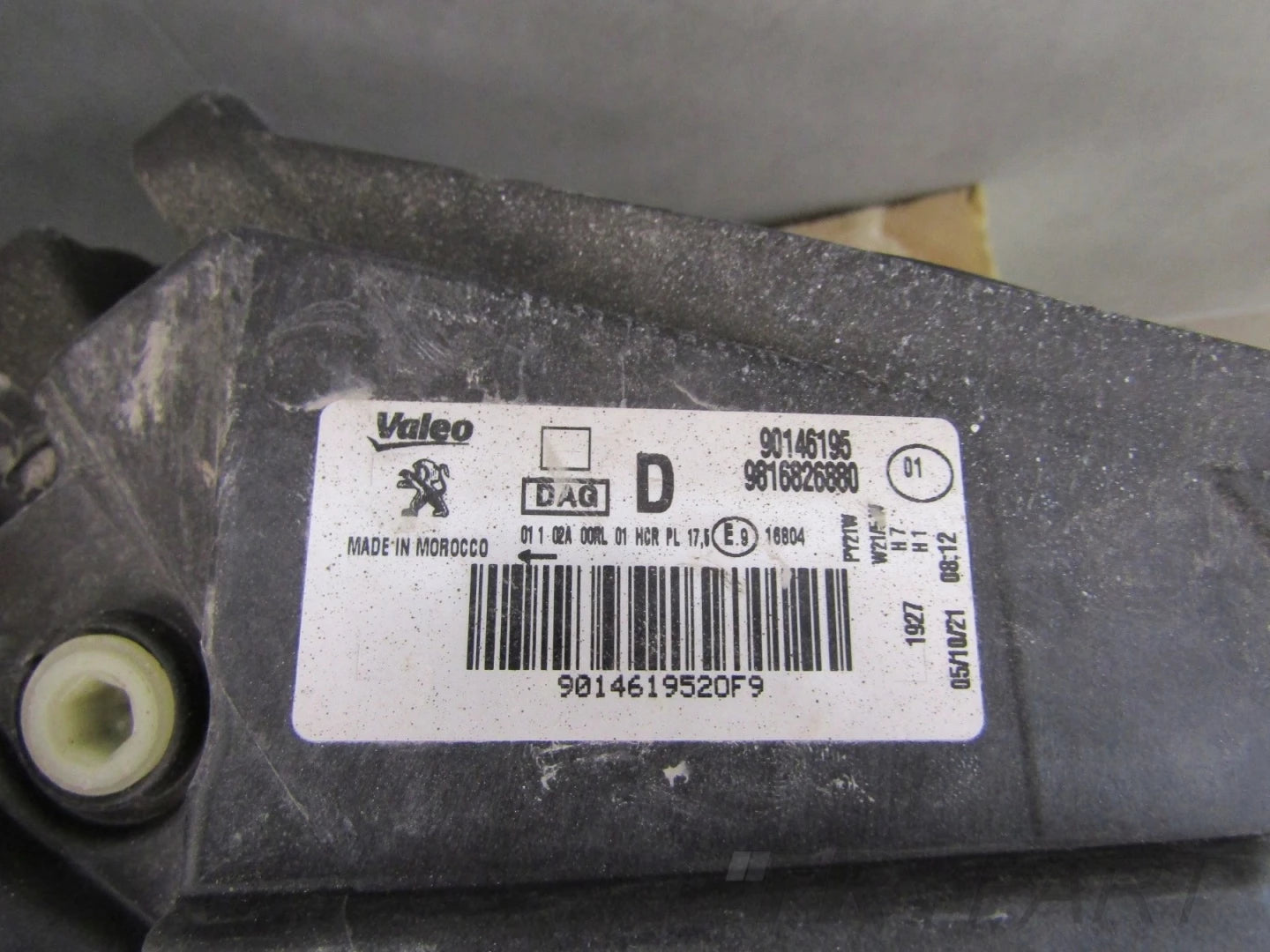 Front Lamp Peugeot Partner 4 IV Rifter STANDARD 18-23 RH RIGHT 9816826880