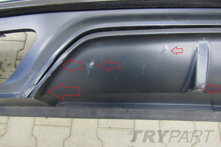 Rear Bumper Diffuser Audi Q8 4M8 S-line 18-