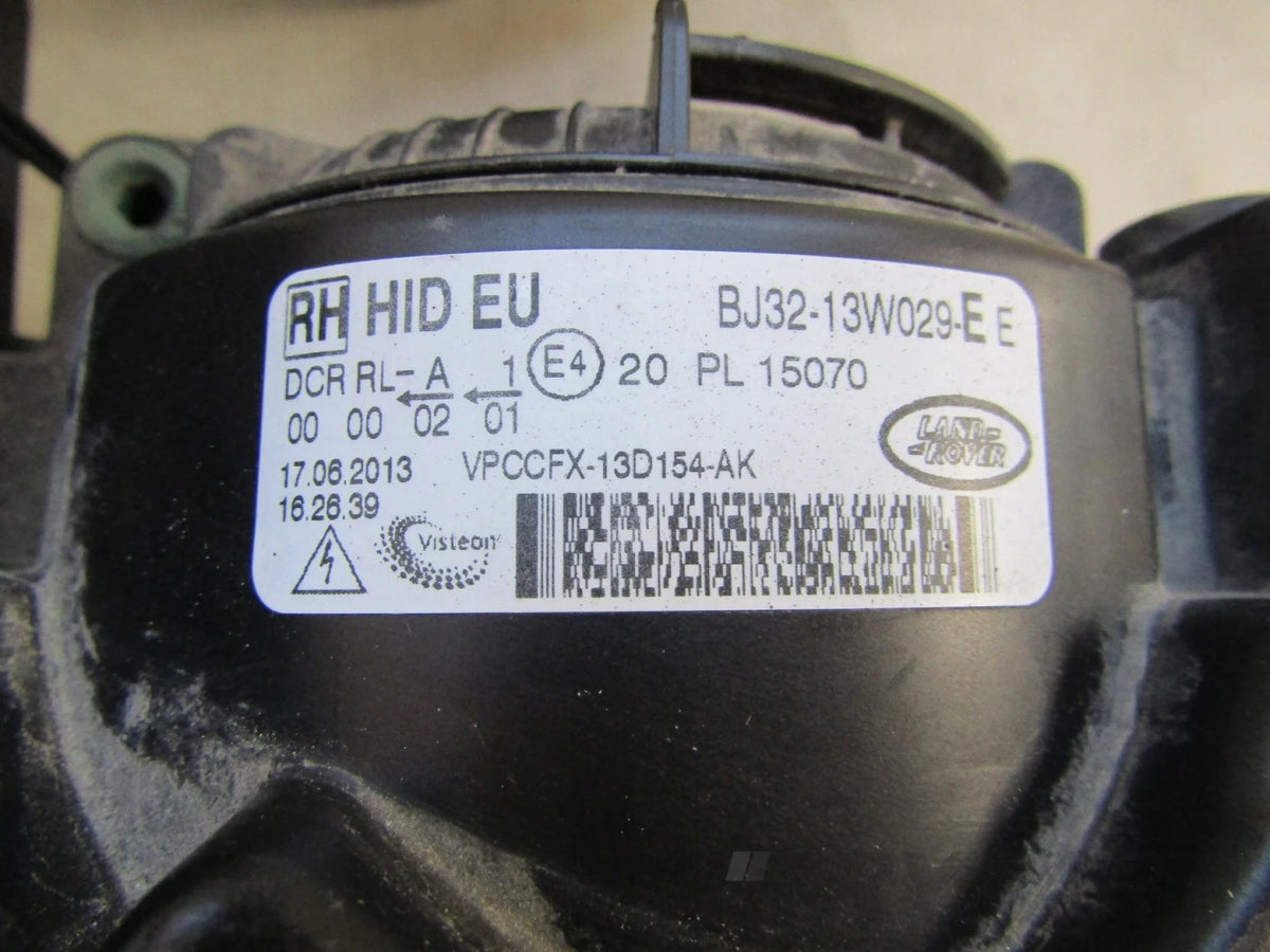 HEADLIGHT RANGE ROVER EVOQUE RH RIGHT XENON DJ3M-13W029ED 11-15