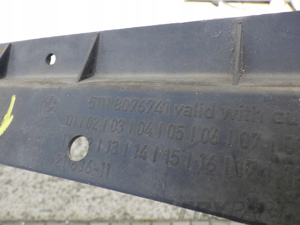 BMW X1 F48 M-PAKIET LCI LIFT front bumper beam slider mount