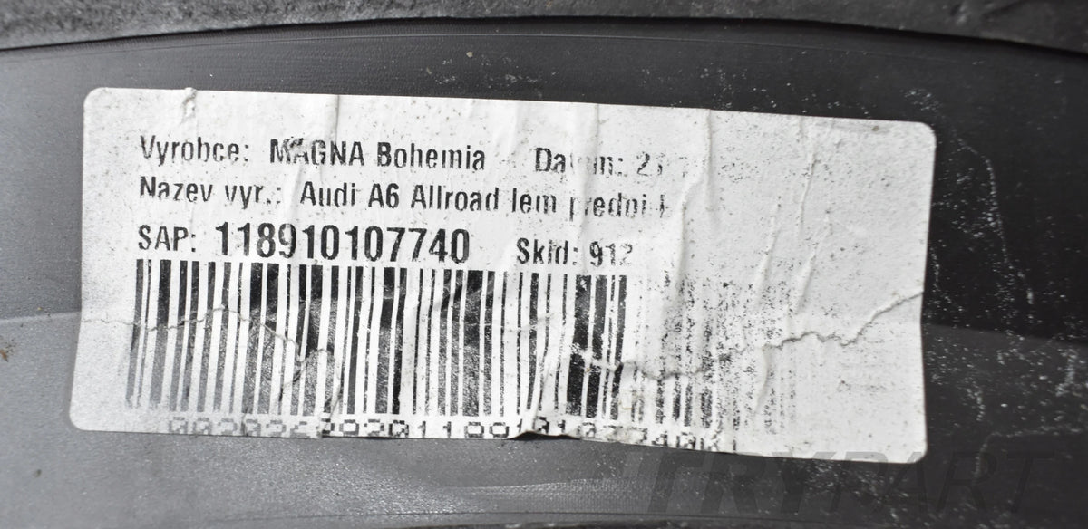 AUDI A6 C8 4K9 ALLROAD LEFT FRONT FENDER TRIM ORG