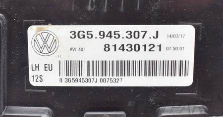 VW PASSAT B8 3G5 LEFT REAR LED TAILLIGHT ORG SEDAN