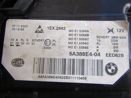 BMW 5 G30 G31 LIFT FULL LED SHADOW LINE Headlight 20-24 RH RIGHT 5A388E4