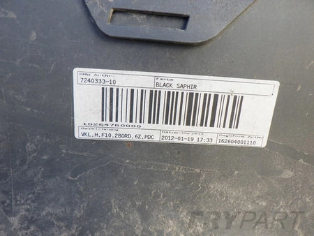 BMW 5 F10 SEDAN 09- Rear Bumper