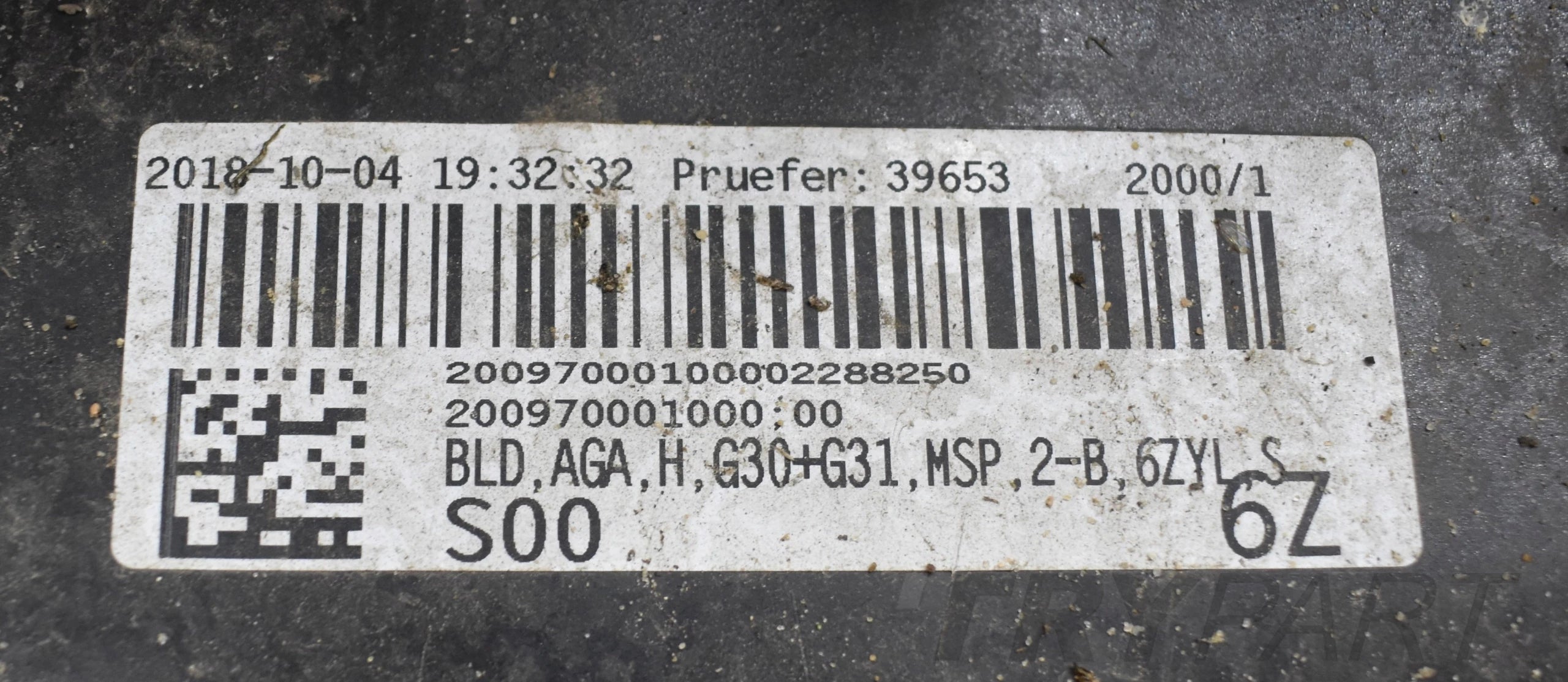BMW G31 M PACKAGE REAR BUMPER ESTATE ORG + BOTTOM