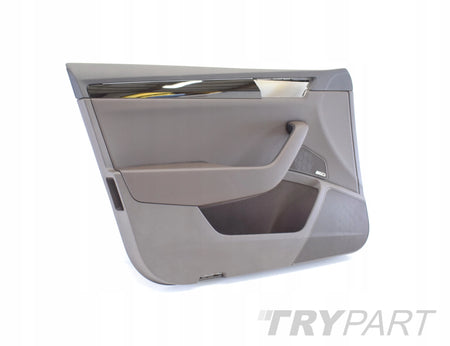SKODA SUPERB III 3V0 LEFT FRONT DOOR PANEL UPHOLSTERY NEW ORG