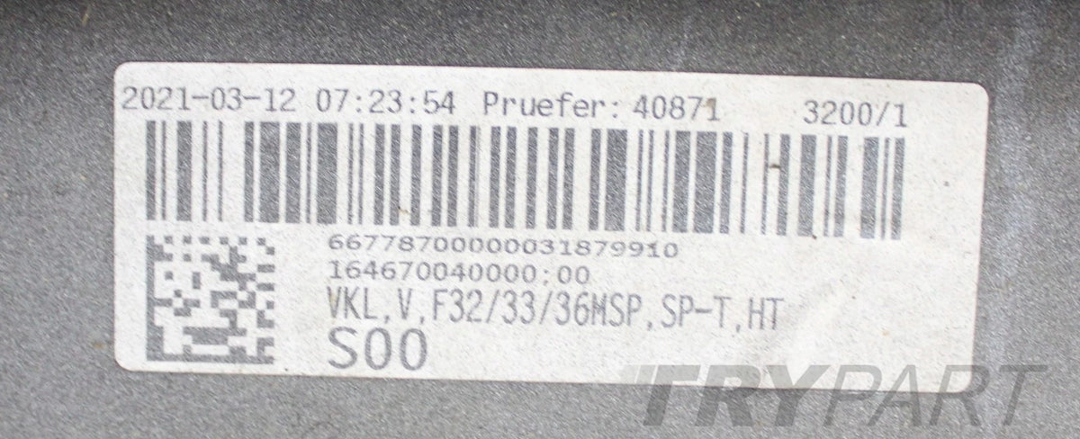 BMW F32 F33 F36 M PACKAGE FRONT BUMPER ORG + CARBON