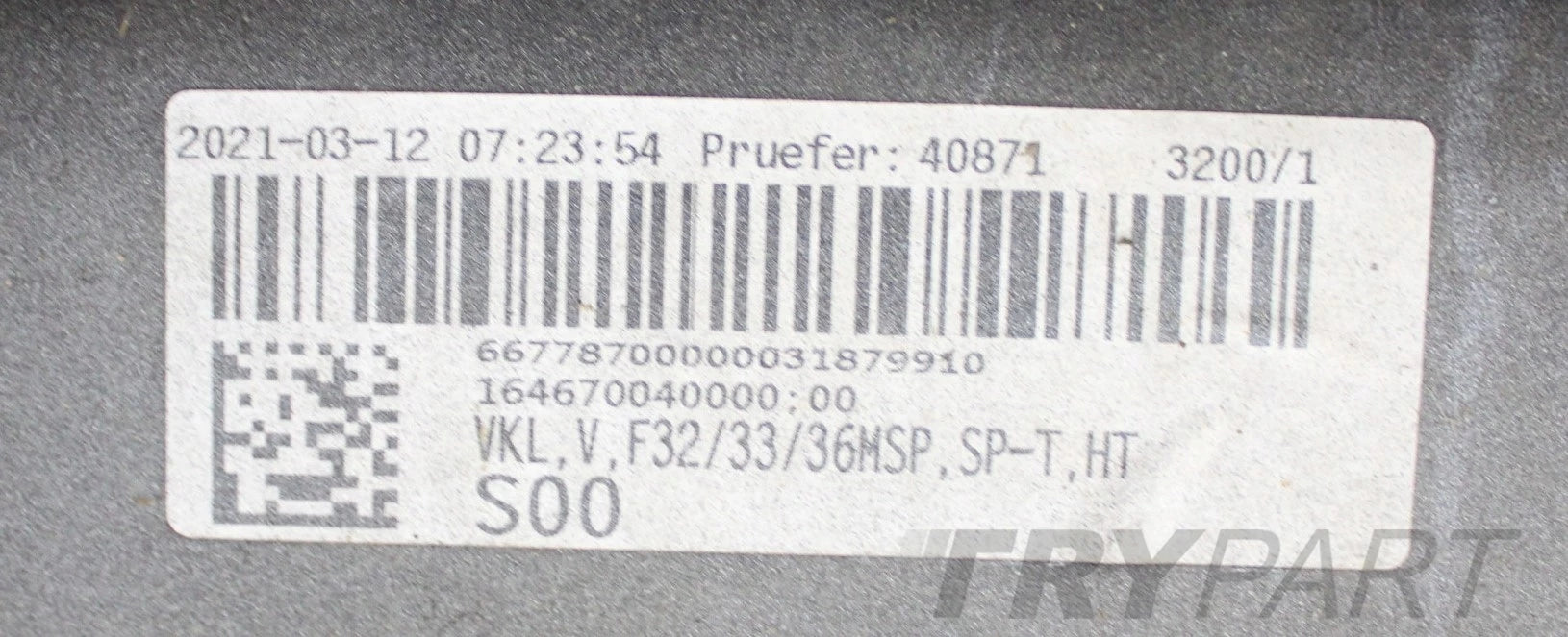 BMW F32 F33 F36 M PACKAGE FRONT BUMPER ORG + CARBON