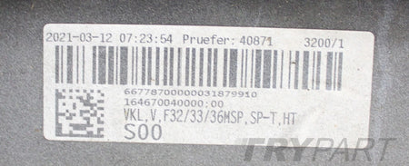 BMW F32 F33 F36 M PACKAGE FRONT BUMPER ORG + CARBON