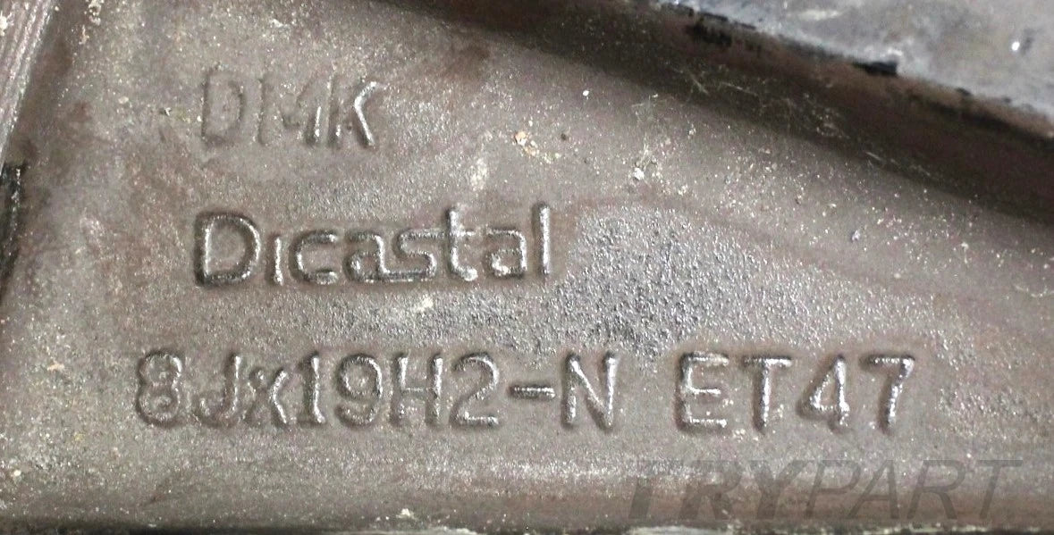 19" WHEEL VW T-ROC R LINE 2GA 8"x19" 5x112 ET47