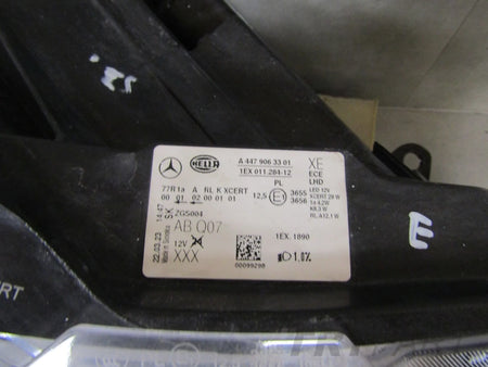 FRONT LAMP MERCEDES V-CLASS W447 FULL LED ILS LIFT 19- RH A4479063301
