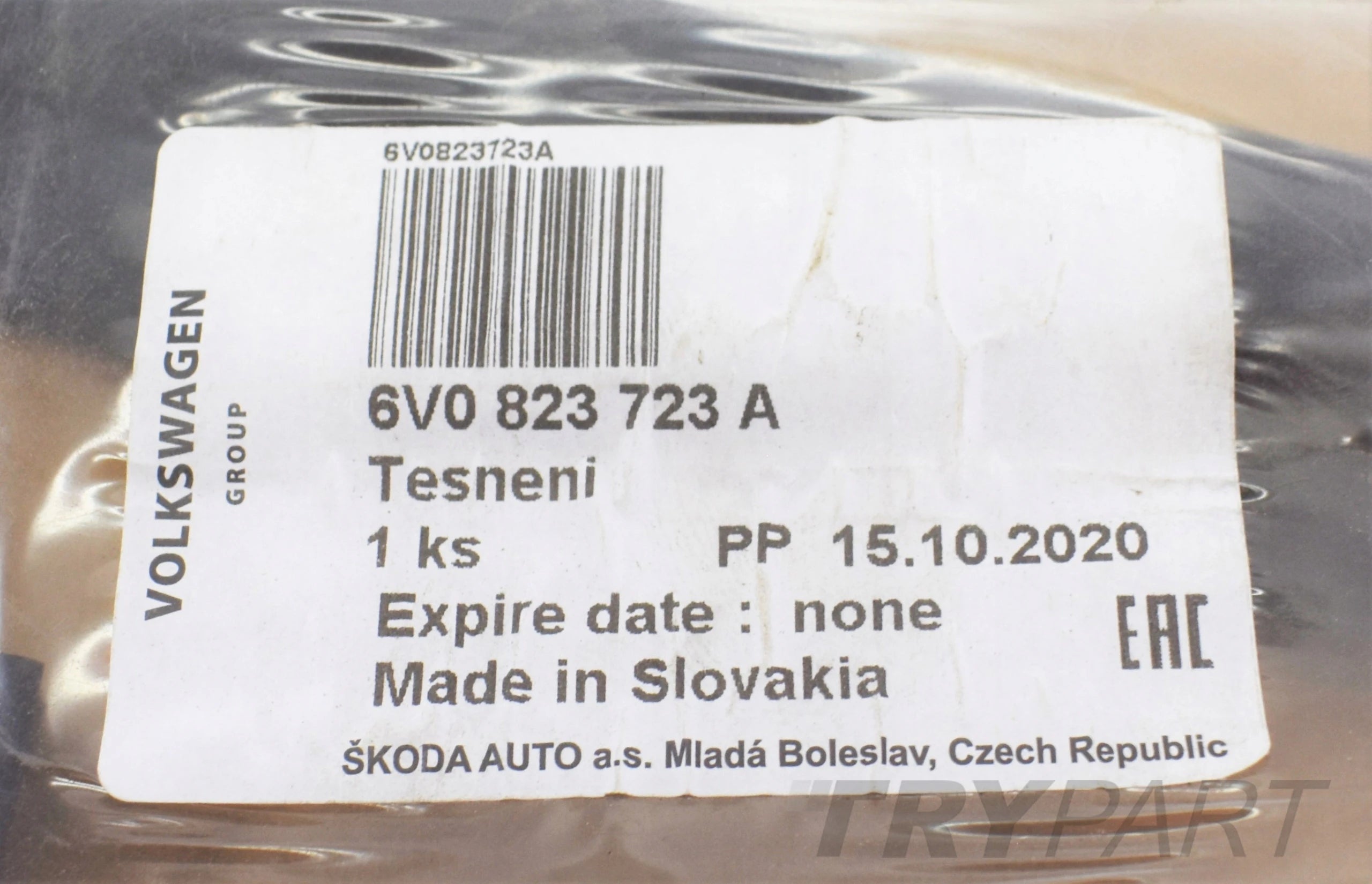 SKODA FABIA III RAPID Hood Seal Scuttle Panel Seal