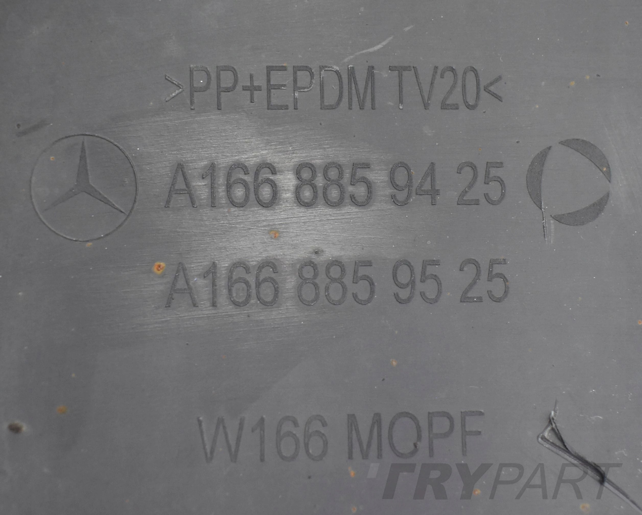 MERCEDES GL W166 CHROME BUMPER DIFFUSER SPOILER