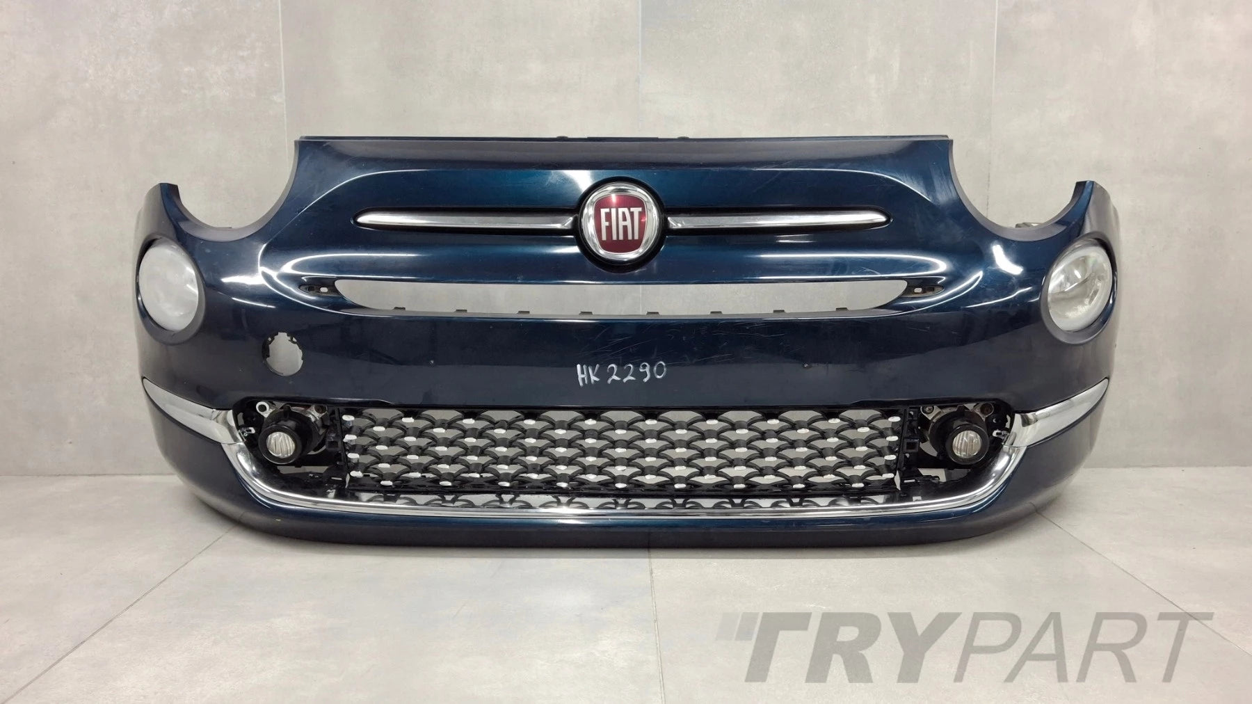 Front Bumper Fiat 500 Lift 15-24 / + Halogen Lights